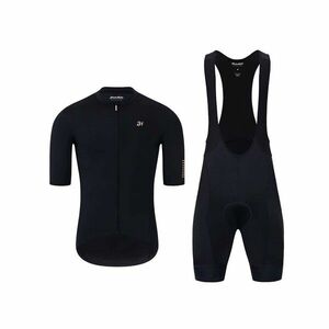 HOLOKOLO Cyklistický krátký dres a krátké kalhoty - VICTORIOUS GOLD - černá obraz