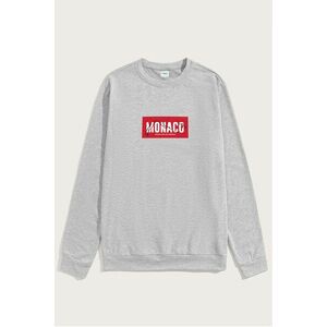 Mikina, Barva Šedá, s Potiskem Monaco Circuit obraz
