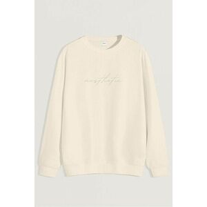 Mikina, Barva Ekru, s Potiskem Aesthetic obraz