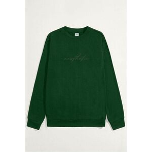 Mikina, Barva Zelená, s Potiskem Aesthetic obraz