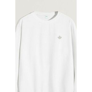 Mikina, Barva Bílá, s Potiskem Maple Leaf obraz