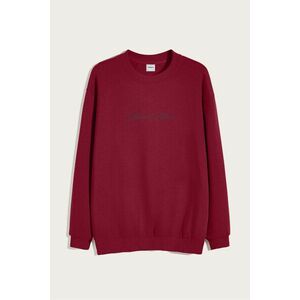 Mikina, Barva Bordó, s Potiskem Mont Blanc Grey Calligraphy obraz