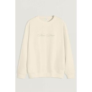 Mikina, Barva Ekru, s Potiskem Mont Blanc Grey Calligraphy obraz