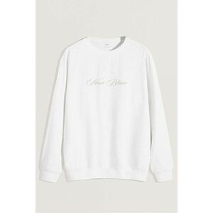 Mikina, Barva Bílá, s Potiskem Mont Blanc Grey Calligraphy obraz