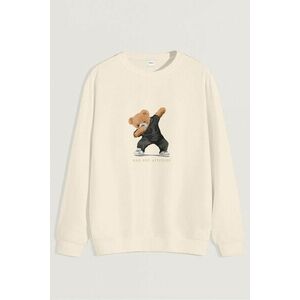 Mikina, Barva Ekru, s Potiskem Bad Boy Dubbing Teddy obraz