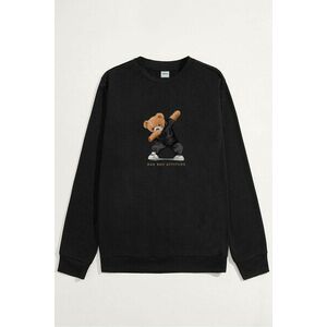 Mikina, Barva Černá, s Potiskem Bad Boy Dubbing Teddy obraz