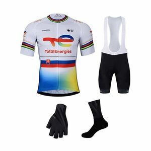 BONAVELO Cyklistický mega set - TOTAL ENERGIES 2024 - žlutá/černá/modrá/bílá/červená obraz