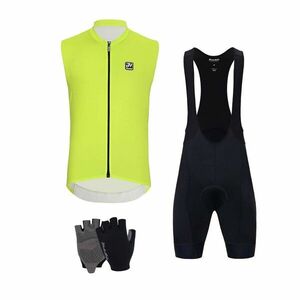 HOLOKOLO Cyklistický mega set - AIRFLOW - černá/žlutá obraz