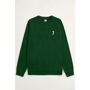 Mikina, Barva Zelená, s Potiskem Golf Swing Logo obraz