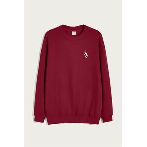 Mikina, Barva Bordó, s Potiskem Tennis Serve obraz