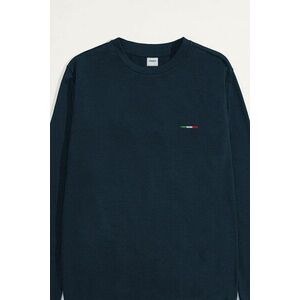 Mikina, Barva Modrá, s Potiskem Italian Stripe obraz