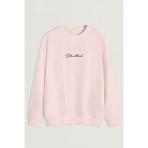 Mikina, Barva Růžová, s Potiskem Calligraphy United obraz