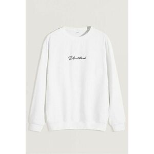 Mikina, Barva Bílá, s Potiskem Calligraphy United obraz