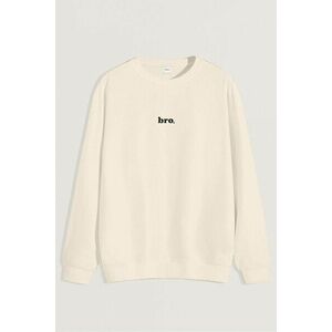Mikina, Barva Ekru, s Potiskem Bro obraz