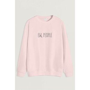 Mikina, Barva Růžová, s Potiskem EW obraz