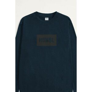 Mikina, Barva Modrá, s Potiskem Humble in Grey obraz