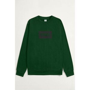 Mikina, Barva Zelená, s Potiskem Humble in Grey obraz