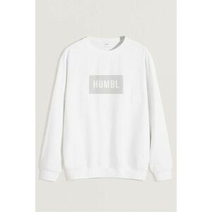 Mikina, Barva Bílá, s Potiskem Humble in Grey obraz