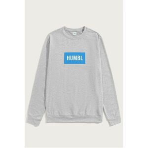 Mikina, Barva Šedá, s Potiskem Humble in Blue obraz