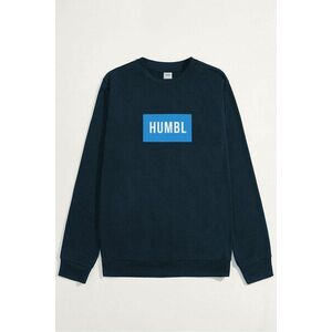 Mikina, Barva Modrá, s Potiskem Humble in Blue obraz