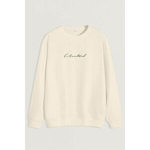 Mikina, Barva Ekru, s Potiskem United Black obraz