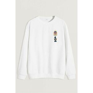 Mikina, Barva Bílá, s Potiskem Western League obraz