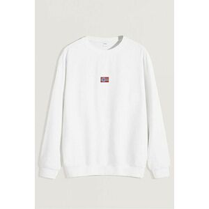 Mikina, Barva Bílá, s Potiskem Norwegian Flag Centered obraz