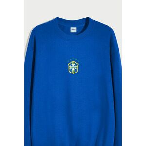 Mikina, Barva Modrá Elektrická, s Potiskem Favelas obraz