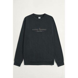 Mikina, Barva Železitě Šedá, s Potiskem Saint Tropez Riviera obraz