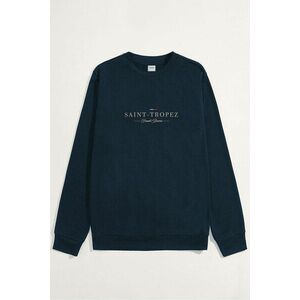 Mikina, Barva Modrá, s Potiskem Saint Tropez Riviera obraz