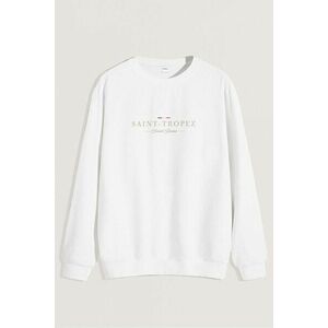 Mikina, Barva Bílá, s Potiskem Saint Tropez Riviera obraz