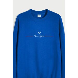 Mikina, Barva Modrá Elektrická, s Potiskem New York Wings obraz
