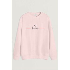 Mikina, Barva Růžová, s Potiskem New York Wings obraz