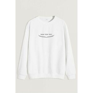 Mikina, Barva Bílá, s Potiskem Veni Vidi Vici obraz