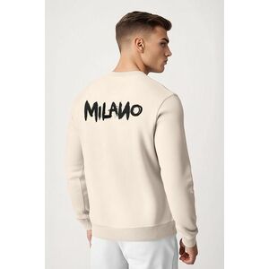 Mikina, Barva Ekru, s Potiskem Milano obraz