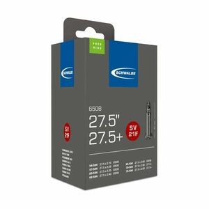 SCHWALBE duše - 27.5x2.10/3.00 FV 40mm (54/75-584) 200g Freeride - černá obraz