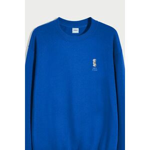 Mikina, Barva Modrá Elektrická, s Potiskem Life Is A Game obraz