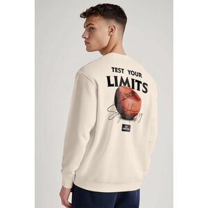 Mikina, Barva Ekru, s Potiskem Stay Hungry obraz