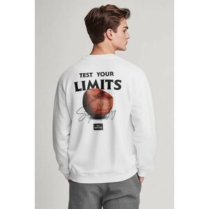 Mikina, Barva Bílá, s Potiskem Stay Hungry obraz