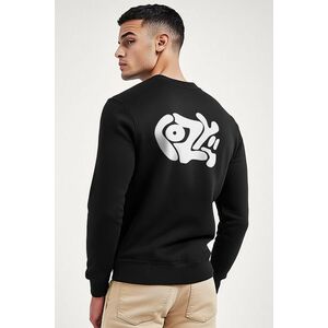 Mikina, Barva Černá, s Potiskem Cozy obraz