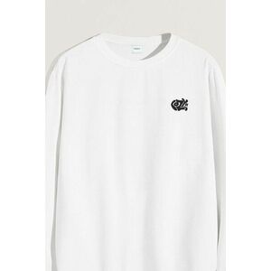 Mikina, Barva Bílá, s Potiskem Cozy obraz