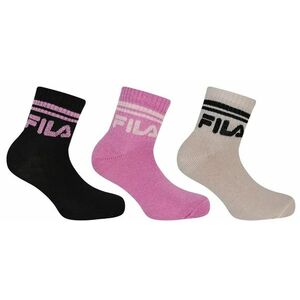 Fila Junior Quarter Plain 3P -34 EUR, Ponožky, Velikost: 31-34 EUR obraz