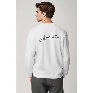 Mikina, Barva Bílá, s Potiskem Authentic obraz
