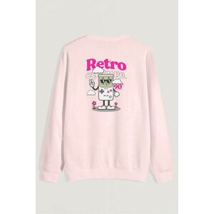 Mikina, Barva Růžová, s Potiskem 90s Retro Culture obraz
