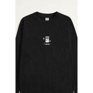 Mikina, Barva Černá, s Potiskem 90s Retro Culture obraz