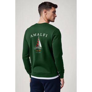 Mikina, Barva Zelená, s Potiskem Amalfi obraz