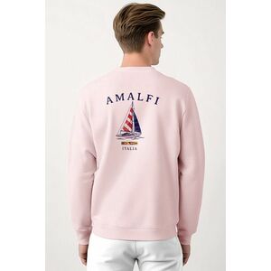 Mikina, Barva Růžová, s Potiskem Amalfi obraz