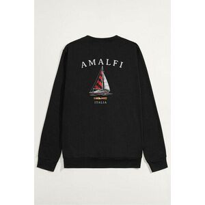 Mikina, Barva Černá, s Potiskem Amalfi obraz