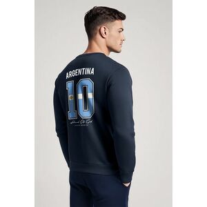 Mikina, Barva Modrá, s Potiskem Hand Of God 10 obraz