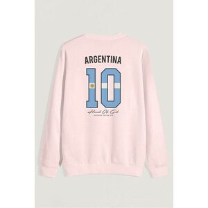 Mikina, Barva Růžová, s Potiskem Hand Of God 10 obraz